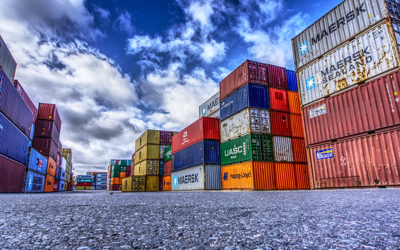 container, port, loading, stacked, container terminal, container handling, freight, transshipment point, germany, to dye, heaven, nature, clouds, hdr, contrast, high dynamic range, multicoloured, cargo container, industry, horizontal, export, container, container, container, container, container, port, freight, export, export